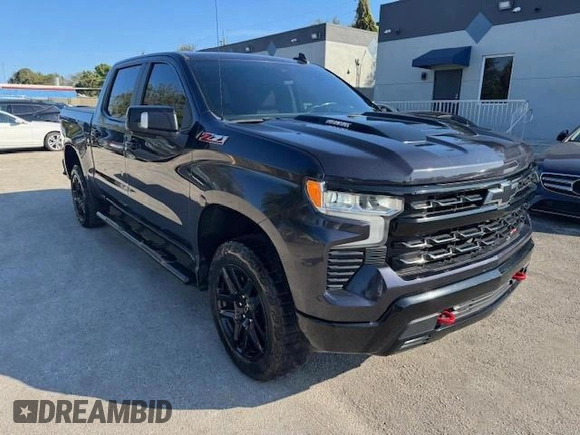 2022 Chevrolet Silverado 1500 LT Trail Boss with VIN 3GCUDFET4NG616850, listed as a Copart auction lot 52122755 with 20,386 mi miles and Non Repairable. Bid and sale history available at DreamBid. Image 4.