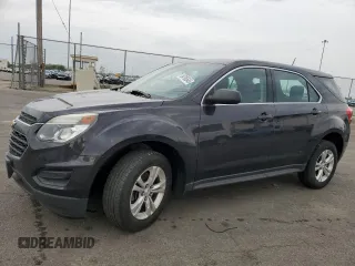 2016 Chevrolet Equinox LS with VIN 2GNALBEK9G6356201, listed as a Copart auction lot 54796545 with 163,020 mi miles and Clean Title. Bid and sale history available at DreamBid. Image 1.