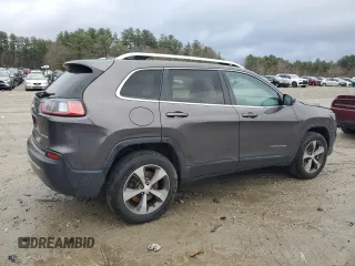 2019 Jeep Cherokee Limited with VIN 1C4PJMDX6KD322633, listed as a Copart auction lot 50146875 with 62,743 mi miles and Salvage Title. Bid and sale history available at carsss.com. Image 3.