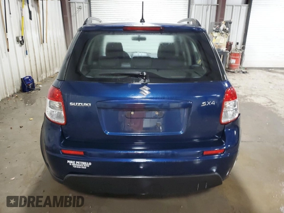 2010 Suzuki SX4 with VIN JS2YA5A35A6300580, listed as a Copart auction lot 77611444 with 113,926 mi miles and Salvage Title. Bid and sale history available at carsss.com. Image 6.