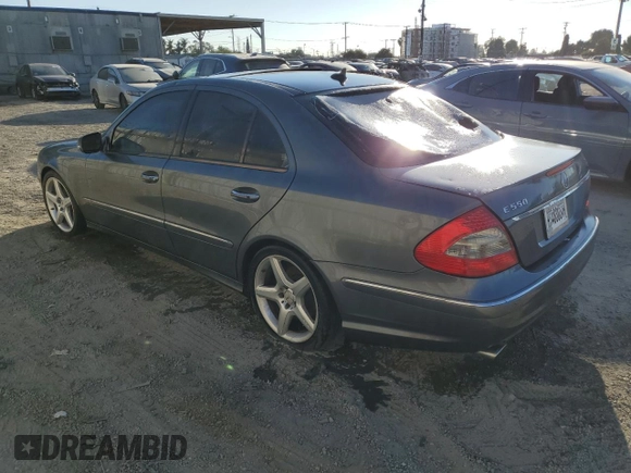 2009 Mercedes-Benz E-Class Sport 5.5L with VIN WDBUF72X69B394686, listed as a Copart auction lot 78475084 with 113,111 mi miles and Salvage Title. Bid and sale history available at carsss.com. Image 2.