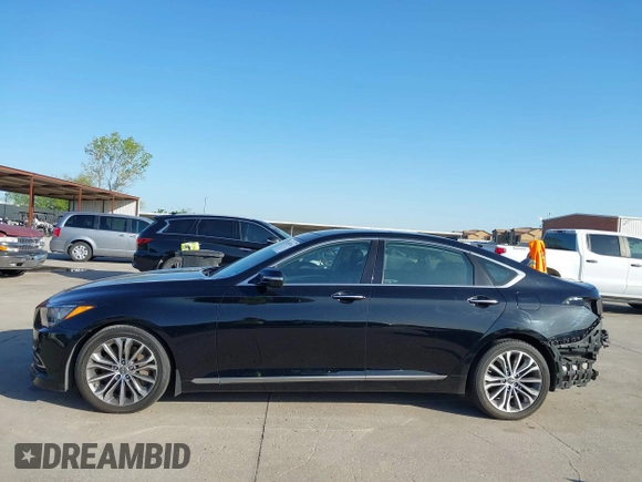 2015 Hyundai Genesis 3.8L with VIN KMHGN4JEXFU035238, listed as a IAAI auction lot 42007463 with 96,557 mi miles and . Bid and sale history available at DreamBid. Image 15.