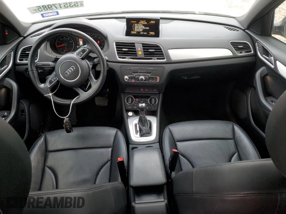 2018 Audi Q3 Premium Plus with VIN WA1HCCFS7JR022640, listed as a Copart auction lot 53517985 with 52,513 mi miles and Salvage Title. Bid and sale history available at carsss.com. Image 8.