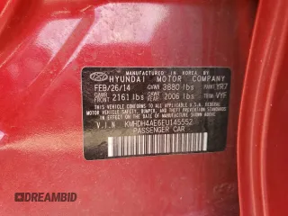 2014 Hyundai Elantra SE z VIN KMHDH4AE6EU145552, wystawiony jako Copart lot #56427085 z przebiegiem 74 753 mil mil oraz Szkoda całkowita • Salvage title. Historia ofert i sprzedaży dostępna na DreamBid. Obrazek 12.