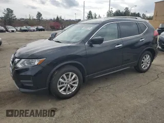 2017 Nissan Rogue SV with VIN KNMAT2MT2HP508792, listed as a Copart auction lot 49369275 with 124,827 mi miles and Salvage Title. Bid and sale history available at carsss.com. Image 1.