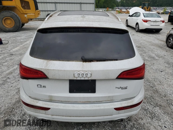 2015 Audi Q5 Hybrid Prestige with VIN WA1C8AFP5FA004140, listed as a Copart auction lot 59724025 with 41,445 mi miles and Clean title. Bid and sale history available at DreamBid. Image 6.