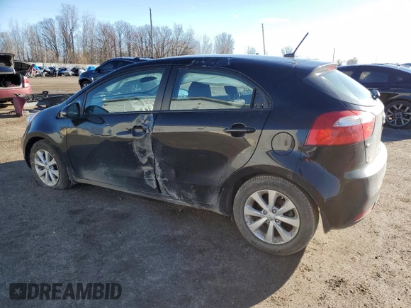 2015 Kia Rio EX with VIN KNADN5A31F6456357, listed as a Copart auction lot 48820165 with 108,865 mi miles and Clean Title. Bid and sale history available at carsss.com. Image 2.