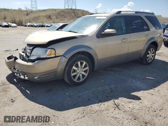 2008 Ford Taurus X SEL z VIN 1FMDK02W58GA27299, wystawiony jako Copart lot #54070345 z przebiegiem 82 629 mil mil oraz Szkoda całkowita • Salvage title. Historia ofert i sprzedaży dostępna na DreamBid. Obrazek 1.