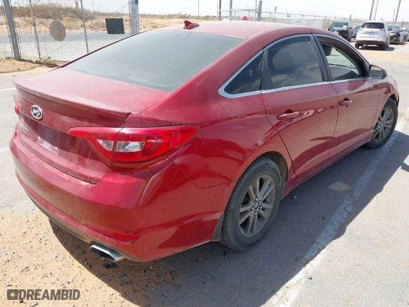 2015 Hyundai Sonata 2.4L SE with VIN 5NPE24AF7FH175948, listed as a IAAI auction lot 41918899 with 1 mi miles. Bid and sale history available at carsss.com. Image 4.