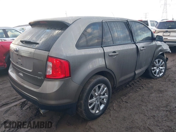 2013 Ford Edge SEL with VIN 2FMDK3JC3DBC84682, listed as a IAAI auction lot 41662744 with 176,292 mi miles. Bid and sale history available at carsss.com. Image 4.
