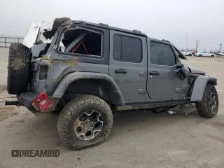 2020 Jeep Wrangler Unlimited Recon with VIN 1C4HJXFN1LW307240, listed as a Copart auction lot 85742484 with Not provided miles and Salvage title. Bid and sale history available at DreamBid. Image 3.