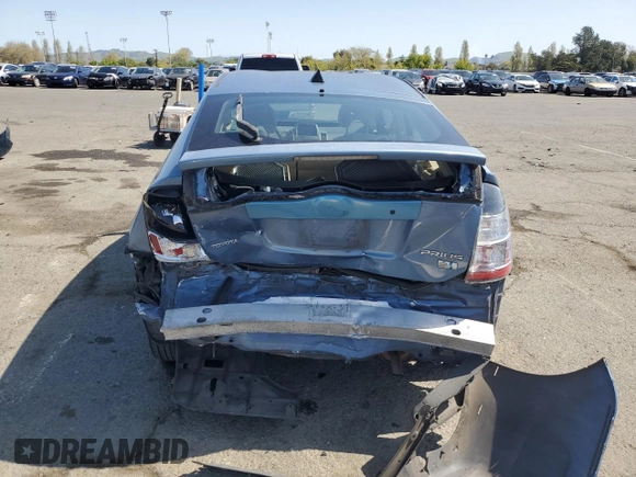 2004 Toyota Prius with VIN JTDKB20U540003337, listed as a Copart auction lot 52456405 with 254,216 mi miles and Salvage Title. Bid and sale history available at carsss.com. Image 6.