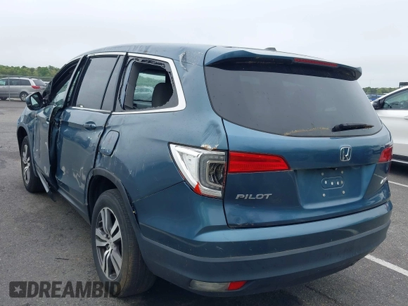 2016 Honda Pilot EX-L with VIN 5FNYF6H50GB072235, listed as a IAAI auction lot 42200287 with 93,806 mi miles. Bid and sale history available at carsss.com. Image 3.