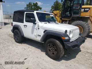 2022 Jeep Wrangler Sport with VIN 1C4HJXAG2NW277421, listed as a Copart auction lot 63097913 with 25,141 mi miles and . Bid and sale history available at DreamBid. Image 4.