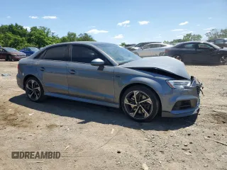 2020 Audi A3 Sedan S line Premium with VIN WAUBEGFF3LA102337, listed as a Copart auction lot 56557414 with 36,473 mi miles and Salvage Title. Bid and sale history available at carsss.com. Image 4.
