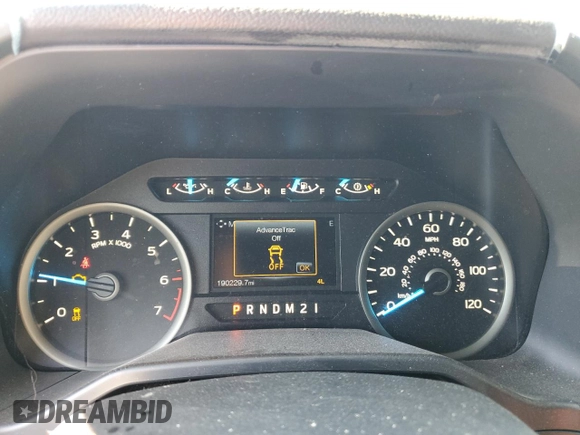 2015 Ford F-150 XLT with VIN 1FTEW1EP7FFA91810, listed as a Copart auction lot 44779895 with 190,229 mi miles and Salvage Title. Bid and sale history available at carsss.com. Image 9.