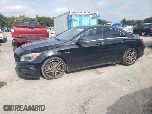 2016 Mercedes-Benz CLA 45 AMG with VIN WDDSJ5CBXGN389636, listed as a Copart auction lot 69937004 with 126,343 mi miles and Salvage Title. Bid and sale history available at DreamBid. Image 1.