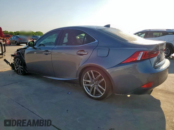 2015 Lexus IS 250 with VIN JTHBF1D25F5066322, listed as a Copart auction lot 55845715 with 78,881 mi miles and Salvage title. Bid and sale history available at DreamBid. Image 2.