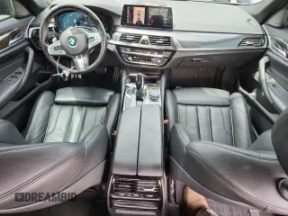 2019 BMW 5 Series 540i xDrive with VIN WBAJE7C53KWD55234, listed as a Copart auction lot 57797475 with 81,844 mi miles and Salvage title. Bid and sale history available at DreamBid. Image 8.
