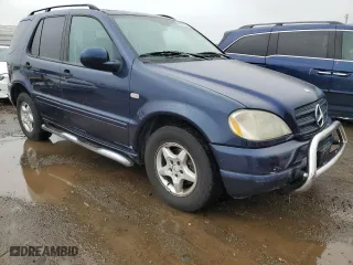 2001 Mercedes-Benz M-Class with VIN 4JGAB54E11A264157, listed as a Copart auction lot 49268055 with 135,834 mi miles and Clean Title. Bid and sale history available at carsss.com. Image 4.