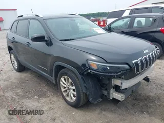 2020 Jeep Cherokee Latitude with VIN 1C4PJLCB5LD539057, listed as a IAAI auction lot 42282345 with 68,676 mi miles and . Bid and sale history available at DreamBid. Image 1.