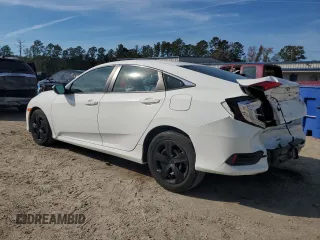 2018 Honda Civic LX with VIN 19XFC2F53JE203053, listed as a Copart auction lot 80767814 with 82,349 mi miles and Salvage Title. Bid and sale history available at DreamBid. Image 2.