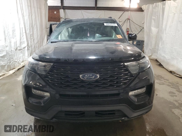 2023 Ford Explorer ST-Line with VIN 1FMSK8KH4PGA94157, listed as a Copart auction lot 48852515 with 37,842 mi miles and Salvage title. Bid and sale history available at DreamBid. Image 5.