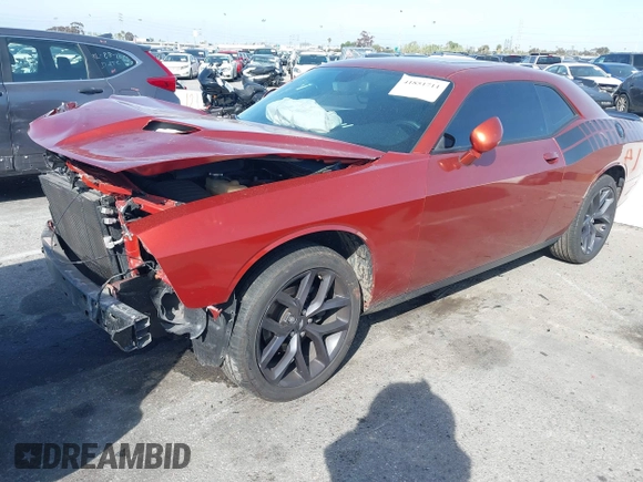 2020 Dodge Challenger SXT with VIN 2C3CDZAG2LH214574, listed as a IAAI auction lot 41851711 with 44,665 mi miles and . Bid and sale history available at DreamBid. Image 17.