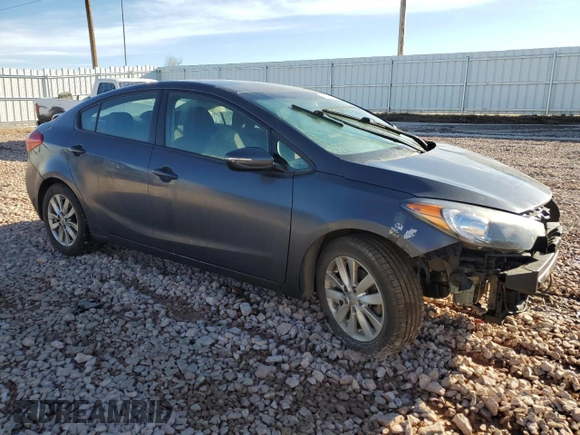 2016 Kia Forte LX with VIN KNAFX4A62G5608967, listed as a Copart auction lot 42758865 with 113,078 mi miles and Salvage Title. Bid and sale history available at carsss.com. Image 4.