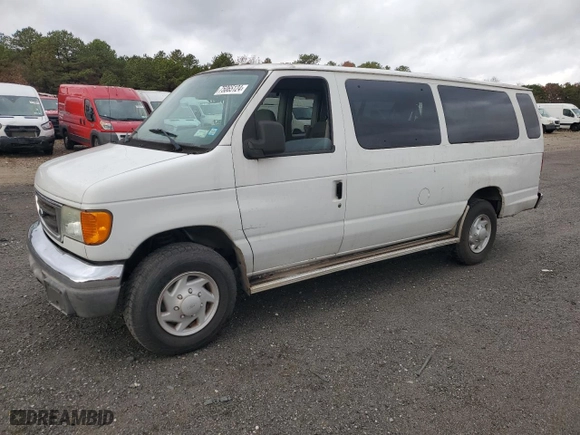 2007 Ford Econoline Wagon XL with VIN 1FBSS31L67DA55234, listed as a Copart auction lot 75065124 with 47,431 mi miles and Salvage Title. Bid and sale history available at carsss.com. Image 1.