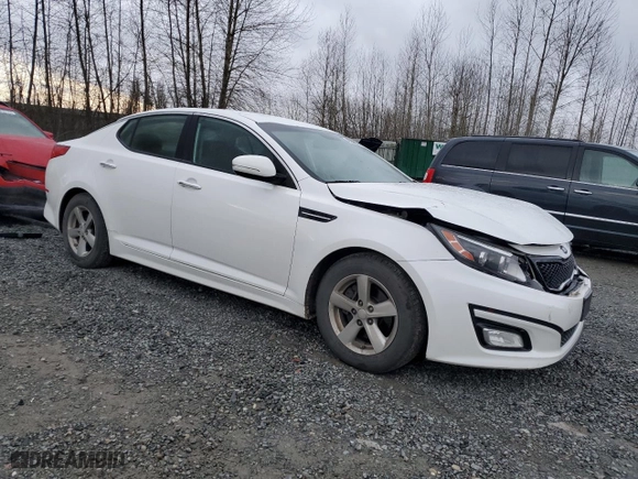 2015 Kia Optima LX with VIN KNAGM4A71F5621908, listed as a Copart auction lot 49268045 with 158,936 mi miles and Salvage Title. Bid and sale history available at carsss.com. Image 4.