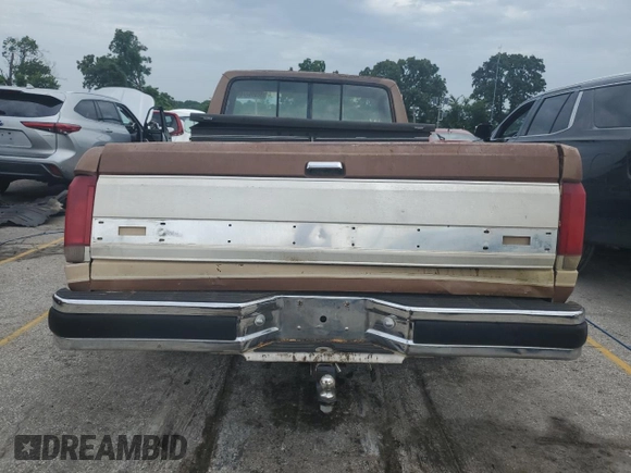 1987 Ford F-150 with VIN 2FTEF15H8HCA66731, listed as a Copart auction lot 58696774 with 81,683 mi miles and Salvage Title. Bid and sale history available at carsss.com. Image 6.