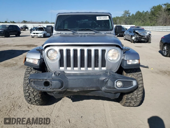 2019 Jeep Wrangler Unlimited Sahara with VIN 1C4HJXEN6KW600129, listed as a Copart auction lot 45814405 with 110,004 mi miles and Salvage Title. Bid and sale history available at carsss.com. Image 5.