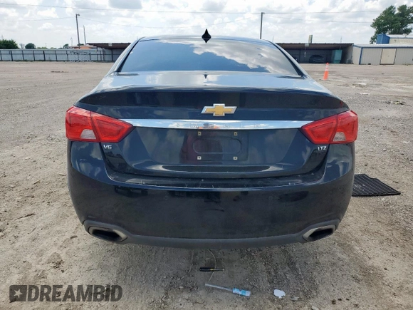 2016 Chevrolet Impala LTZ with VIN 2G1145S3XG9195675, listed as a Copart auction lot 61159675 with 110,183 mi miles and Salvage title. Bid and sale history available at DreamBid. Image 6.