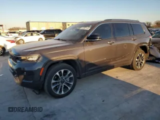 2021 Jeep Grand Cherokee Overland with VIN 1C4RJKDGXM8212029, listed as a Copart auction lot 41987145 with 47,376 mi miles and Salvage title. Bid and sale history available at DreamBid. Image 1.