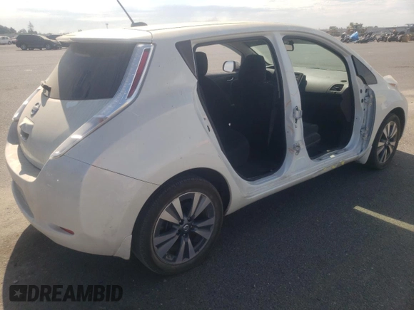 2016 Nissan LEAF S with VIN 1N4BZ0CP6GC311681, listed as a Copart auction lot 63923203 with 79,118 mi miles. Bid and sale history available at carsss.com. Image 3.