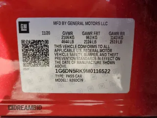 2021 Cadillac CT5 Premium Luxury z VIN 1G6DN5RK9M0116522, wystawiony jako Copart lot #42517425 z przebiegiem Nie podano mil oraz Szkody całkowita. Historia ofert i sprzedaży dostępna na DreamBid. Obrazek 14.