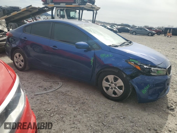 2017 Kia Forte LX with VIN 3KPFK4A72HE127214, listed as a Copart auction lot 48328015 with 97,163 mi miles and Salvage Title. Bid and sale history available at carsss.com. Image 4.