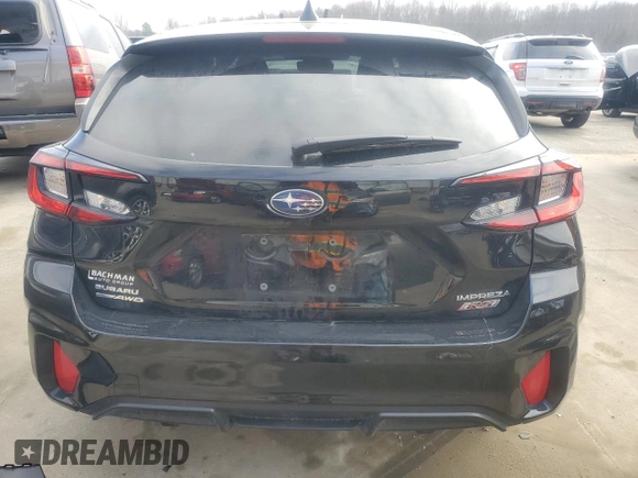 2024 Subaru Impreza RS z VIN JF1GUHJC4R8322431, wystawiony jako Copart lot #43940985 z przebiegiem 15 149 mil mil oraz Nie do naprawy • Non repairable. Historia ofert i sprzedaży dostępna na DreamBid. Obrazek 6.