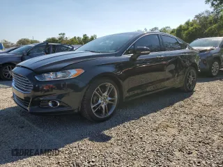 2014 Ford Fusion Titanium with VIN 3FA6P0K90ER190865, listed as a Copart auction lot 52861805 with 94,467 mi miles and Salvage Title. Bid and sale history available at carsss.com. Image 1.