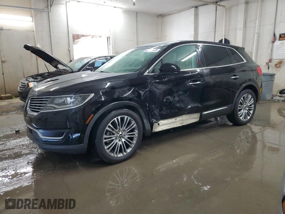 2017 Lincoln MKX Reserve with VIN 2LMPJ6LR7HBL38613, listed as a Copart auction lot 52911445 with 87,704 mi miles and Salvage Title. Bid and sale history available at carsss.com. Image 1.
