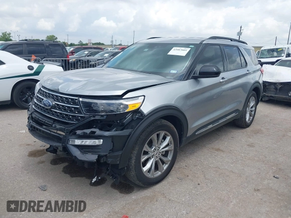 2023 Ford Explorer XLT z VIN 1FMSK7DH7PGC25301, wystawiony jako IAAI lot #42087005 z przebiegiem 10 105 mil mil oraz . Historia ofert i sprzedaży dostępna na DreamBid. Obrazek 18.