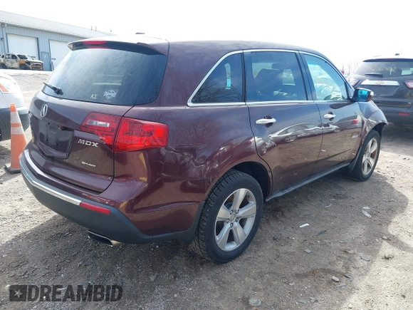 2010 Acura MDX Technology Pkg with VIN 2HNYD2H65AH505244, listed as a IAAI auction lot 41816959 with 139,807 mi miles. Bid and sale history available at carsss.com. Image 4.