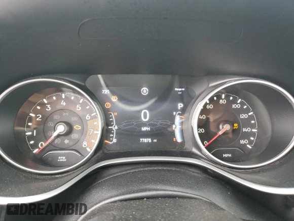 2019 Jeep Compass Latitude z VIN 3C4NJCBB1KT851572, wystawiony jako Copart lot #53131635 z przebiegiem 77 875 mil mil oraz Szkoda całkowita • Salvage title. Historia ofert i sprzedaży dostępna na DreamBid. Obrazek 9.