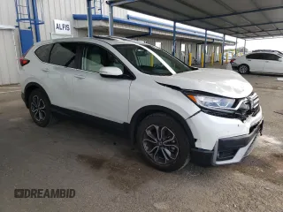 2022 Honda CR-V EX-L with VIN 2HKRW1H87NH406602, listed as a Copart auction lot 52801425 with 13,159 mi miles and Salvage Title. Bid and sale history available at carsss.com. Image 4.