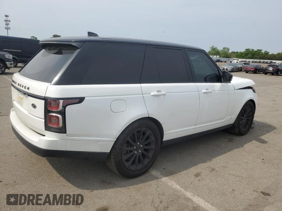 2019 Land Rover Range Rover HSE z VIN SALGS2SV4KA525727, wystawiony jako Copart lot #60327345 z przebiegiem 56 543 mil mil oraz Szkoda całkowita • Salvage title. Historia ofert i sprzedaży dostępna na DreamBid. Obrazek 3.