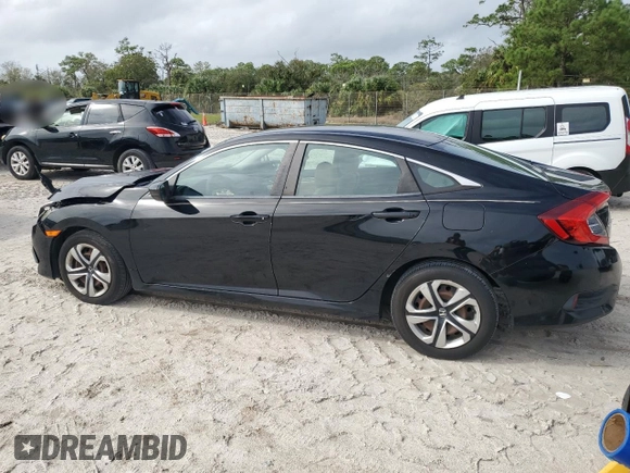 2017 Honda Civic Sedan LX with VIN 19XFC2F59HE078988, listed as a Copart auction lot 78674754 with 99,476 mi miles and Salvage Title. Bid and sale history available at carsss.com. Image 2.