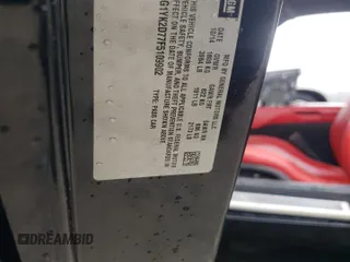 2015 Chevrolet Corvette Z51 2LT with VIN 1G1YK2D77F5109902, listed as a Copart auction lot 50784194 with 128,877 mi miles and Salvage title. Bid and sale history available at DreamBid. Image 13.