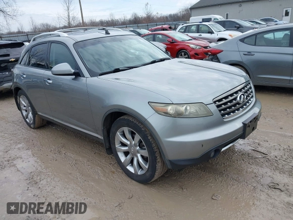 2006 Infiniti FX with VIN JNRAS08W06X210282, listed as a IAAI auction lot 41497917 with 215,200 mi miles and . Bid and sale history available at carsss.com. Image 1.