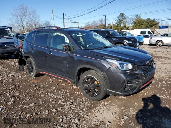 2019 Subaru Forester Sport with VIN JF2SKAPC1KH446026, listed as a Copart auction lot 47895875 with 70,657 mi miles and Salvage Title. Bid and sale history available at carsss.com. Image 4.